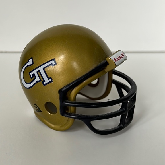 Georgia Tech Yellow Jackets Vintage Pocket Pro Mini Riddell Football Helmet - Picture 1 of 6